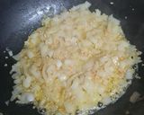A picture of step 4 of Chicken Alfredo.