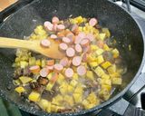 Une image de l'étape 16 de Spätzles au porc et navets.