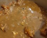 A picture of step 4 of Soup with beef bones and soup mix.