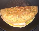 Foto langkah ke 4 dari resep OMROT Kesiangan (Omelette Roti).