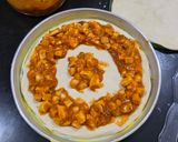 Foto langkah ke 4 dari resep Sun Flower Pizza (dengan isian simpel: sosis dan keju).