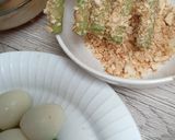 Foto langkah ke 3 dari resep Kushiage/kushikatsu (sate tusuk telur puyuh).