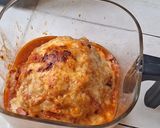 Foto del paso 4 de la receta: 🧀 Lasaña de jamón y queso en freidora de aire