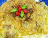Foto langkah ke 3 dari resep Telur Dadar Bakso Bakar.