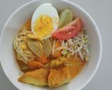 Foto langkah ke 8 dari resep Laksa simple enak.
