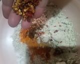 A picture of step 3 of Bajre ki aate ki masala daar roti.