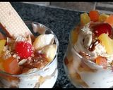 A picture of step 3 of Fruit trifle.