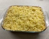 A picture of step 10 of Lamb moussaka lasagna.