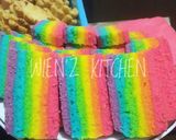 Foto langkah ke 6 dari resep Steam rainbow cake 2 telur.