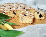 Ciasto z białą czekoladą i jagodami krok przepisu 3 zdjęcie