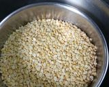 A picture of step 3 of Mung dal kachori.