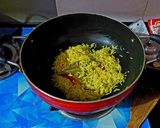A picture of step 3 of Bashonti Pulao (Basanti Pulao).