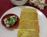 Foto langkah ke 4 dari resep #99 Martabak Telor Isi Daging Rendang.
