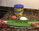 Foto del paso 1 de la receta: Espirales de hojaldre rellenas de Nesquik