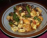 Foto langkah ke 8 dari resep Tumis kacang panjang,udang,tahu.