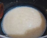 A picture of step 3 of Suji ka halwa.