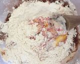 Foto langkah ke 2 dari resep Donat red velvet (tanpa kentang, satu telur, empuk).