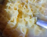 A picture of step 1 of Farfalle Pasta.