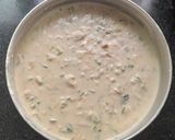 A picture of step 3 of Jowar uttapam.