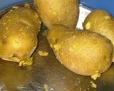 A picture of step 2 of Moong chaat.