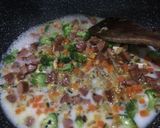 Foto langkah ke 3 dari resep Creamy Spagheti carbonara ala fe’#bandung_recookanidiasarah.