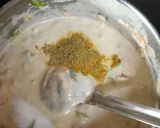 A picture of step 2 of Wheat flour chilla.