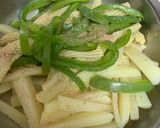 A picture of step 3 of Ghee Roast baby corn.