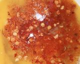 A picture of step 2 of Three colour egg stuffed tomato.