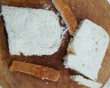 Hình bước làm 1 của món Sandwich phô mai
