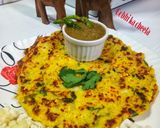 A picture of step 4 of Gobhi Cheela.