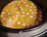Reszelt zöldségleves májgombóccal gluténmentesen gyors főző edényben főzve recept fázis 4 fotója