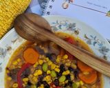 Őszi, babos kukoricaleves (vegán) 🌽🫘 recept fázis 5 fotója