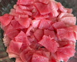 Foto del paso 1 de la receta: Sashimi de atún estilo los arcos