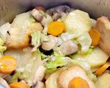 Foto del paso 2 de la receta: Crema de verduras con lechuga y champiñones 😋