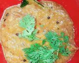A picture of step 2 of Kara chutney.