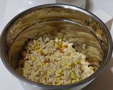 A picture of step 2 of Dahi bhalla.
