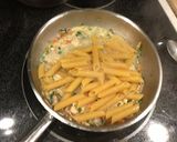 A picture of step 7 of Chicken bacon ranch pasta.