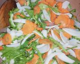 Hình bước làm 5 của món Mực xào thập cẩm