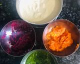 A picture of step 1 of Brown rice dhokla.