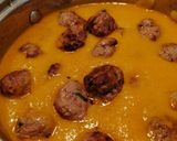 A picture of step 10 of Meatballs in Vegetable Sauce.
