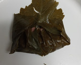 A picture of step 5 of Stuffed Grape Leaves Batch 5.