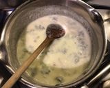 Une image de l'étape 8 de Moules de bouchot au gorgonzola et vin blanc.