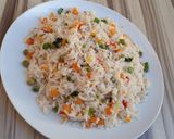 A picture of step 3 of Braised Rice.