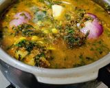A picture of step 11 of Ek Toap Na Dal Bhat (One pot dal - rice) (Ek Handi Dal - Chawal).