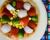 A picture of step 8 of Wheat flour pizza no oven no yeast.