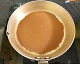A picture of step 4 of Chocolate Crepe Cake.