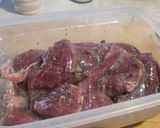 Zsírban pàcolt fűszeres marhacomb serpenyőben sütve recept fázis 2 fotója