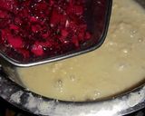 A picture of step 2 of Rose milk cake.