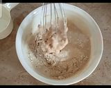 A picture of step 2 of Roti\Chapati \Phulka with liquid dough.
