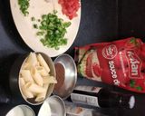 A picture of step 1 of Malai Pasta.